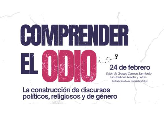 24/Febrero 2026/Valladolid. Comprender el odio. La construcción de discursos políticos, religiosos y de género